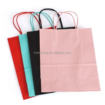 China Factory Wholesale Chinese Custom Packaging Craft Paper Shopping Bag Recyclable With Handle for sale