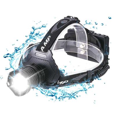 China NEW XHP70 USB Rechargeable Headlight Zoomable High Brightness Power Bank Function LED Camping Head Light for sale