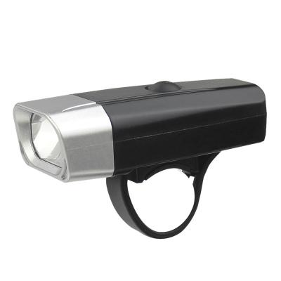 China ABS Plastic USB LED Rechargeable Bicycle Front Light for sale