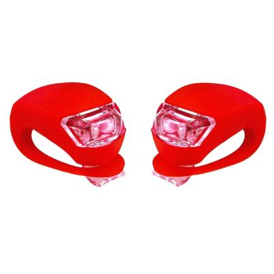 China Front and Rear Silicone LED Bike Light Bicycle Light Set BL-008-2 for sale