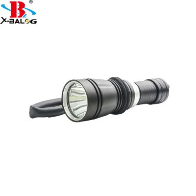 China High Quality Powerful Bright Underwater Sport Aluminum Alloy Led Flashlight Underwater Diving Flashlight for sale