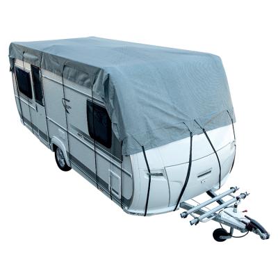 China UV Resistant Portable Warm Sale 40ft rv Roof Cover Max Weather Protection Rv Trailer Waterproof Cover for sale