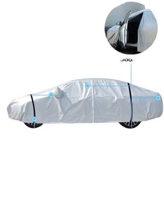 Κίνα Water Resistant Fleece Hail Guard XL S Aluminum Foil Sports Survive Car Cover προς πώληση