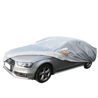 China Special Customized Four Layer With 180g Cotton Non Woven Fabric Dust Proof Waterproof Car Cover à venda