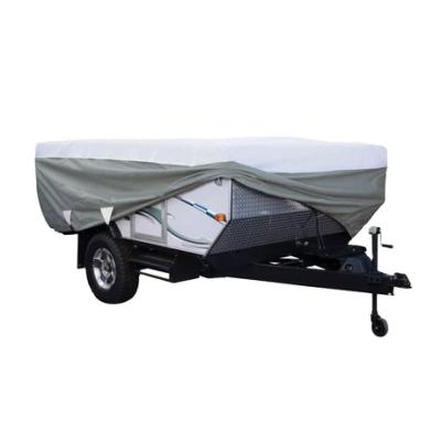 China Water Resistant Max Weather Protected Nonwoven Fabrics Travel Trailer Rv Cover for sale