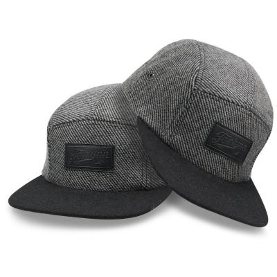 China Custom JOINT Handsome 5-Panel Hat 3D Embroidery Bounce Hat Cap For Men And Women for sale