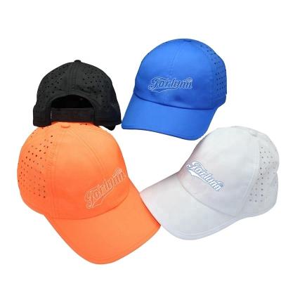 China breathable & Waterproof High Quality Custom Sports Cap Dry Fit Cap Fiber Running Hats for sale