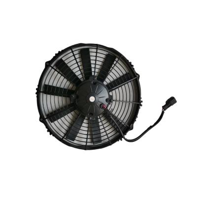 China Universal Plastic 12V/24V 11in Blowing/Automatic Electronic AC DC Fan Condenser Fan Universal Electronic Suction for sale