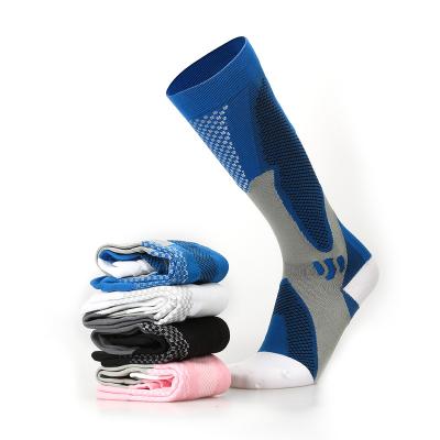 China Sustainable Unisex Calf Football Man Woman Private Label Compression Sport Athletic Socks for sale