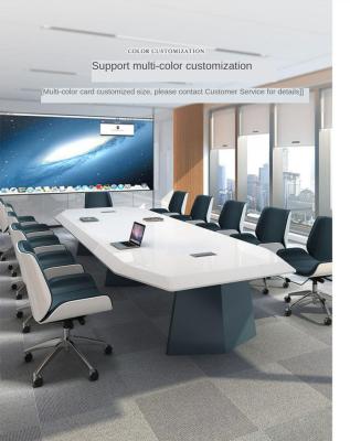 China Simple Design Modern Commercial Office Furniture Six Person Meeting Room Tables for sale