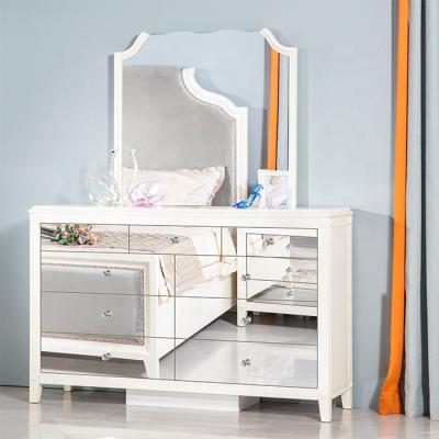 China Competitive Price Product European Modern Comfortable Durable Stylish Makeup Table Simple Bedroom Dressing Table With Mirror for sale