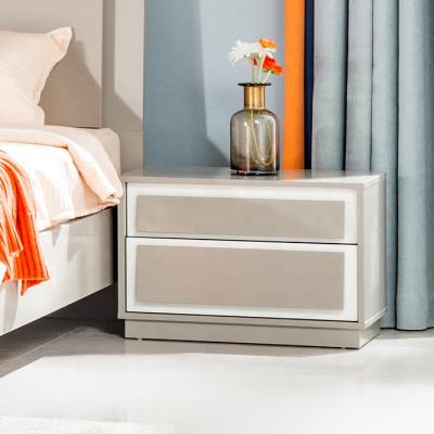 China (Other) Adjustable China Manufacturer Customize Nordic Gray Night Stand Side Tables For Bedroom Bedside for sale