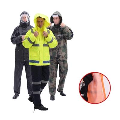 China 3D Three Dimensional Cut Stable Supply Hot Sale Wholesale High Visibility Reflective Waterproof Raincoat for sale