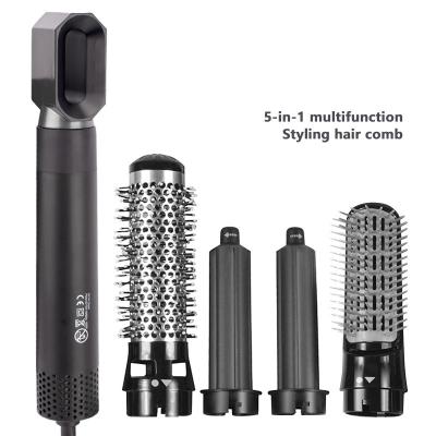 China Portable Smart RV Temperature Adjustment Does Not Hurt Hair Hot Air Comb Straightener Automatic Curling Iron for sale