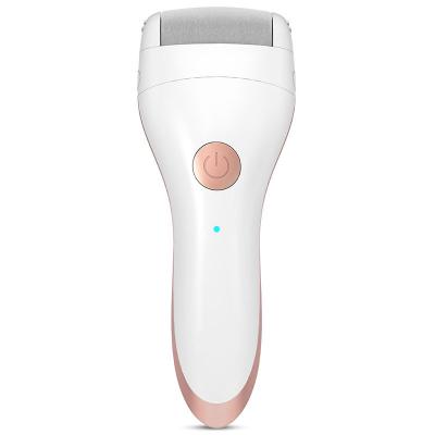 China Low Price 60min Rechargeable Electric Foot Grinder Callus Remover With Two Grinding Head for sale