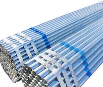 China Q195 Q215 Galvanized Steel Round Tube , Q345 Hot Dip Galvanized Steel Pipe for sale