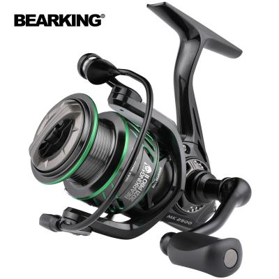 China LEFT HAND BEARKING Brand Mk Series 9BB Bearing 1500 5.2:1 2500 6.2:1 Fishing Reel Drag System Power Spinning Wheel Fishing Reel for sale