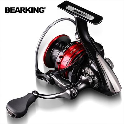 China LEFT HAND BEARKING 9 Brand APOLO Series Bearing 5.2:1 Fishing Reel Drag System 10Kg Stainless Steel Spin Wheel Fishing Reel for sale