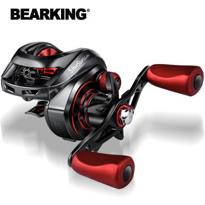 China LEFT HAND BEARKING 8+1BB Drag 7.3:1 High Speed ​​Baitcasting 8KG Fishing Reinforced Reel Drag Reel Carp Drag Reel Fishing for sale