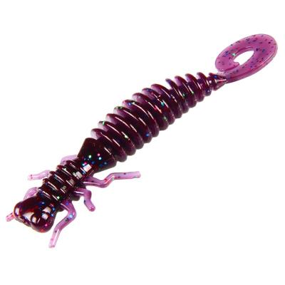 China BEARKING Larva Soft Lures L29/L30/L31 Bass Pike Minnow Swimbait Jigging Lures 6cm 1.57g 8pcs Artificial Silicone Worm Fishing Lures for sale