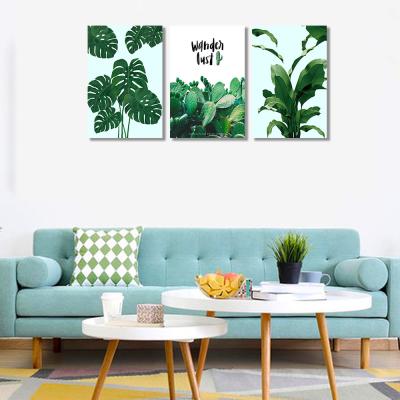 China Waterproof+ECO-Friendly Tropical Plant Canvas Print Artwork Wall Art Decor for Home and Office for sale