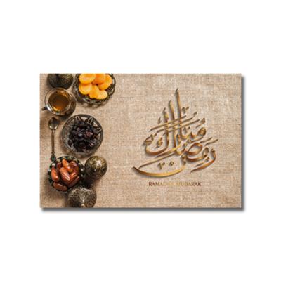 China Eco-friendly Islamic Wall Art Print Painting for Ramadan Calligraphy Art Posters Islamic Decor Modern Arabic for sale