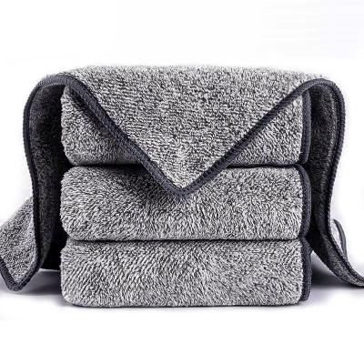 China Stocked Dish Cloths Rags Super Soft Towels Bamboo Charcoal Fiber Dish Cloths Strong Absorbent Fast Drying No Smell Kitchen Dish Towel for sale