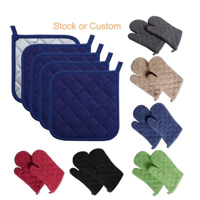 China Cotton CLASSIC Heat Resistant Mat Non-Slip Pot Holders Pot Holder Cushion Kitchen Baking Accessories Table Place Mat Pads Hot Pads for sale