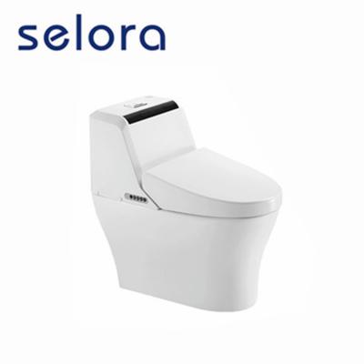 China Double-flow Color Wc Intelligent Smart Electric Bidet Toilet With Auto Operation for sale