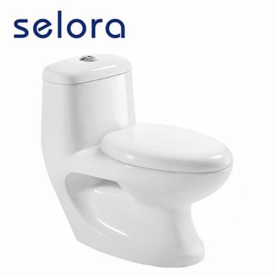 China Western Toilet Parts Double-flush Sanitary Ware Siphonic UPC One Piece Toilet for sale