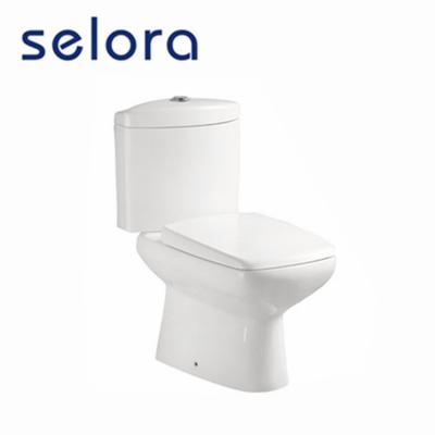 China 2007 Double-flush eco ware sanitary wash down two piece toilet for sale