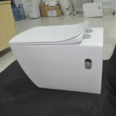 China New Modern Cheap Promotional P Trap Hidden Cistern Wall Hung Mount Toilet Basin for sale