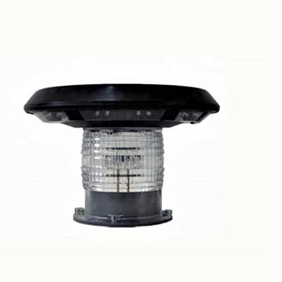 China Marine Navigation GPS Solar LED Beacon Doublewise 256 IALA Signal Codes Marine Light for sale