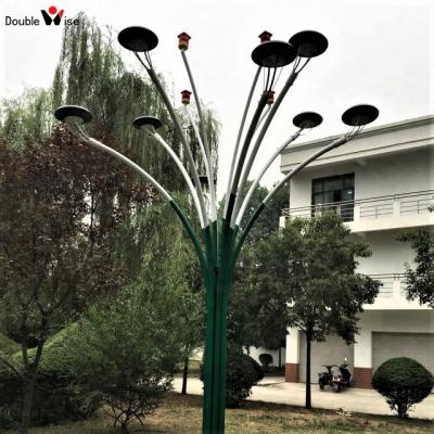 China Country Doublewise Solar Outdoor LED Lighting Artificial Tree for sale