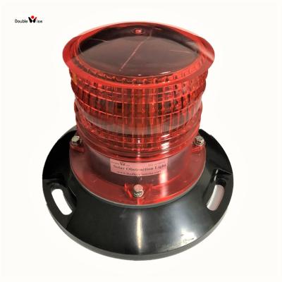 China High Building LED Solar Powered Low Intensity Aviation Obstruction Warning Light for sale