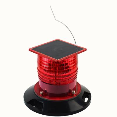 China PC ICAO FAA Solar Led Tower Aircraft Obstacle Aviation Obstruction Light for sale