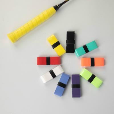 China Custom Tacky Non-woven+polyurethane pro badminton tennis overgrip for sports with good durability for sale