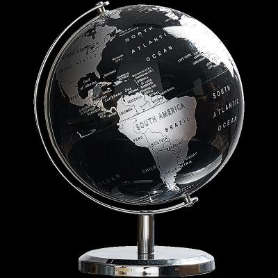 China Retro Rustic Home World Accessories Globe Modern Study Globe World Map Accessories Kids Study Desk Decor Globe for sale