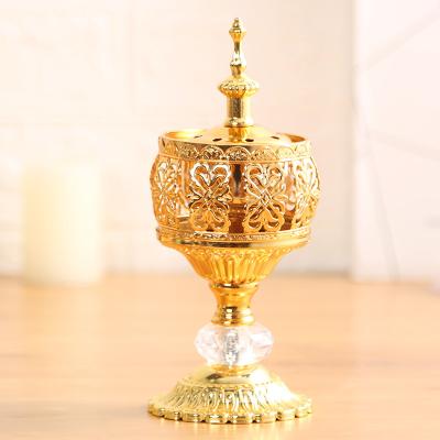 China Artistic interesting fashion home buy metal ornaments iron incense stove indoor incense stove for sale