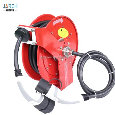 China Industrial Equipment EV Cable Reels Charging Type 16A 32A - 2 Cable Reel EV Electric Car Retractable Reel for sale