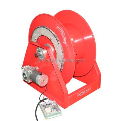 China Adjustable Hose Reels Drum 24V AC/DC Explosion Proof Electric Motor Driven Cable Reels for sale