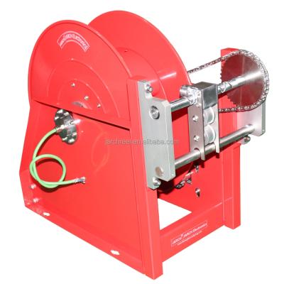 China Adjustable Custom Motor Driven 24V Cable Reels Motorized Hose Reels Drum for sale