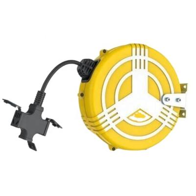 China Telecommunication spring reel electric power plastic retractable cable reel, small spring cable reel for sale