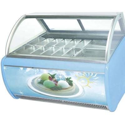 China One Stop Solution 1.5m Ice Cream Showcase Factory Price For Sale for sale