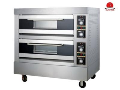 China Good Prices 2 Bread Deck 4 Trays Electric Arabic Bread Baking Oven for sale