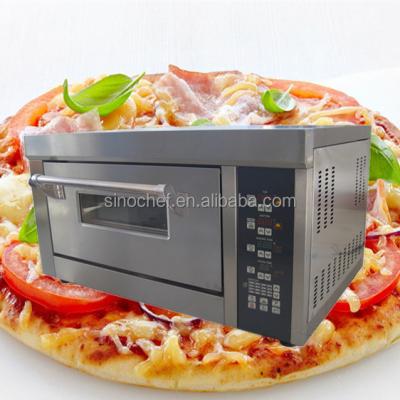 China European electric pizza pizza oven with steam microcomputer control stone panal for sale