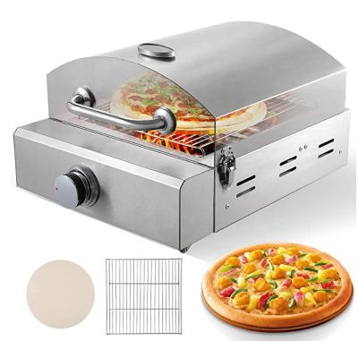 China New Design Gas Bakery Oven Table Top Pizza Oven Commercial Gas Pizza Baking Oven Price Italy Commercial Baking Oven for sale