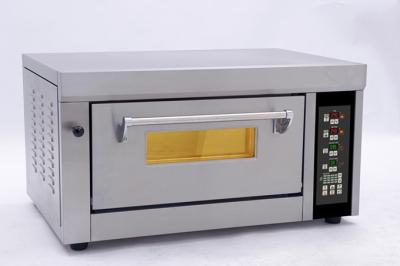 China Pizza Micro Panel 1 Deck 1 Tray Electric Steam Baking Oven For Pizza And Bread for sale