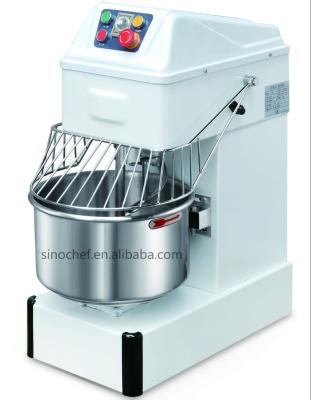 China Snack Plant 21 Liter Double Speed ​​Small Spiral Dough Mixer In Baking Equipment for sale