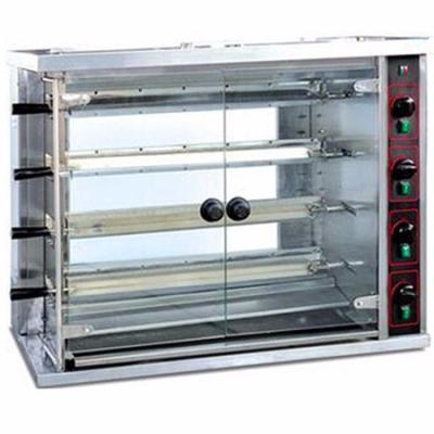 China Commercial Hotel Stainless Steel 7 Burners Gas Rotisserie Oven for sale